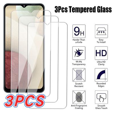 3Pcs Tempered Glass For Samsung Galaxy A02 A12 A22 A32 A42 A52 A72 Screen Protector M21 M31 M31S M51 M30S M52 Protective Film