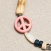 Peace Mark Symbol Bracelet Taffy Pink