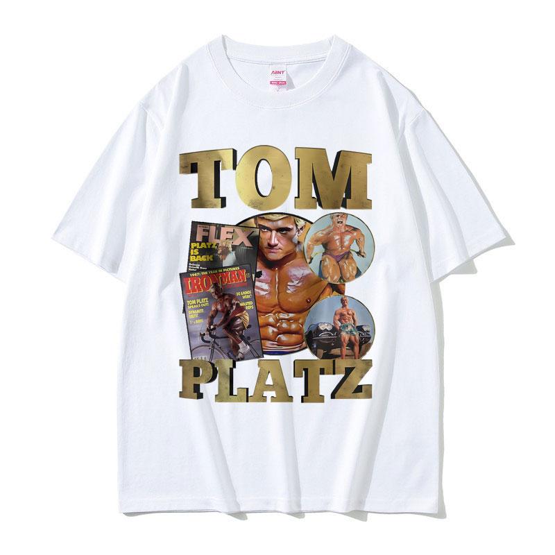 2025 Summer Funny Tom Platz Leg Day Meme Print Tshirt We Go Gym To Fitness Men Women Oversized T Shirts Male Soft Cotton Tees