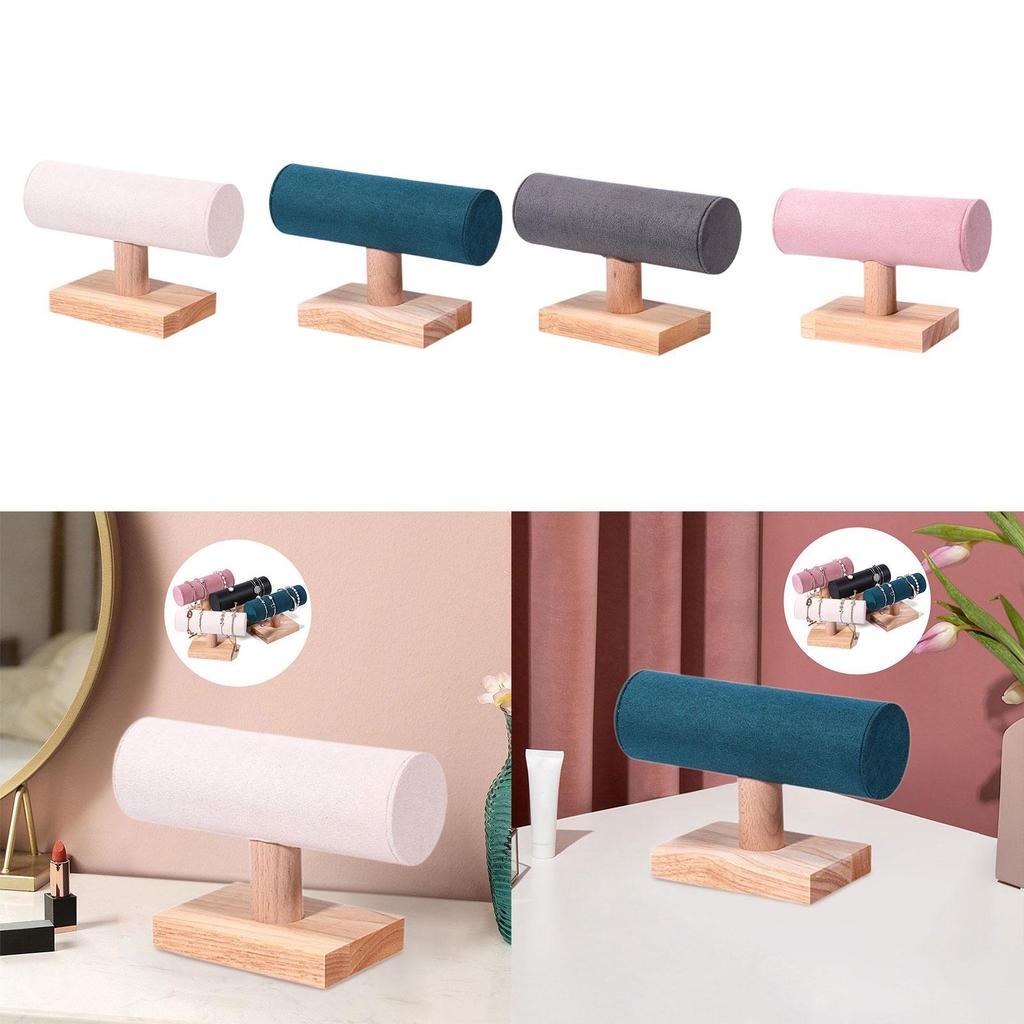 Bracelet Display Stand, Watch Wooden Tabletop Holder, Jewelry Storage Rack,