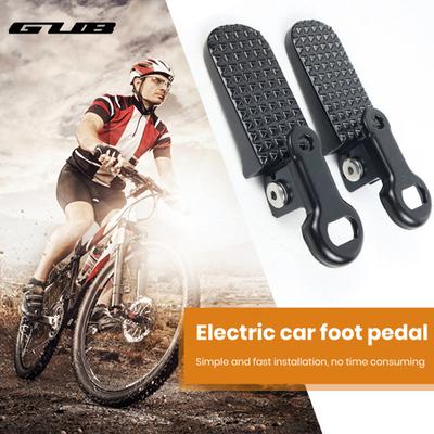2 adet bisiklet arka pedallar Mini katlanır bisiklet mandalları alüminyum alaşımlı kaymaz bisiklet ayak dayama yerleri hızlı bırakma ayak plakaları pedallar e-bisiklet için