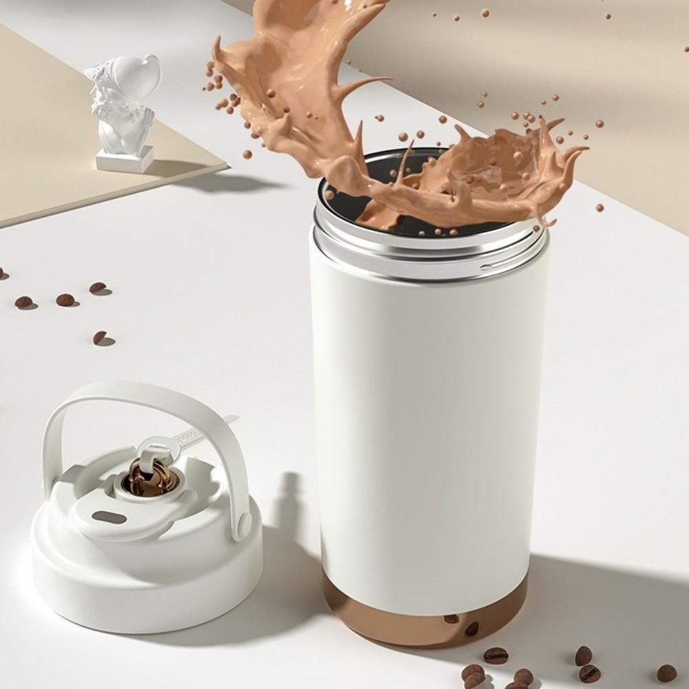 500ml Travel Coffee Mug Ceramic Coated Tumbler Portable Coffee Tumbler Cup  School