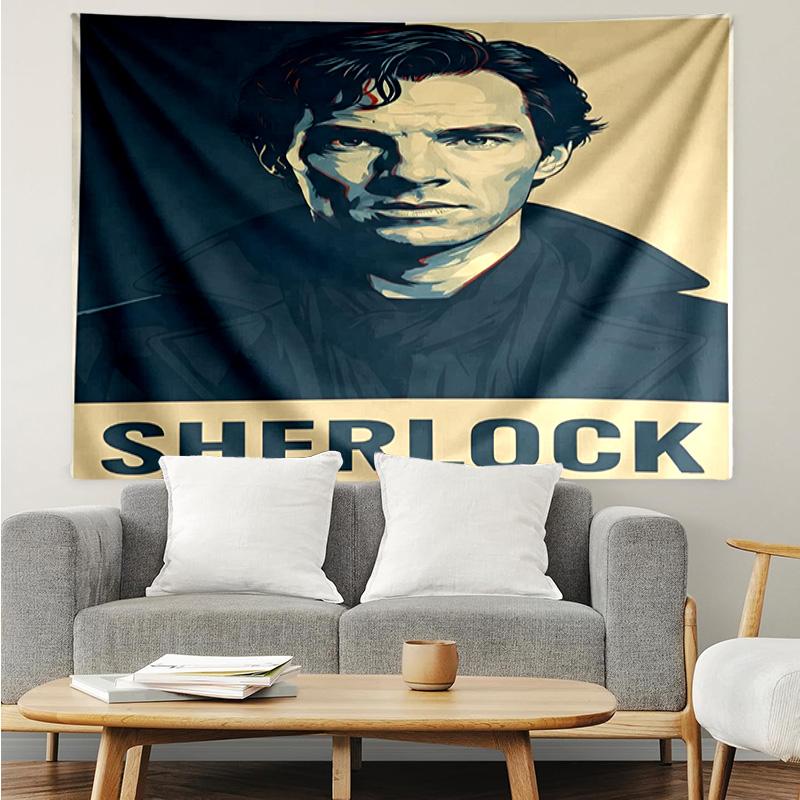 Sherlock Adventure Quick-Dry Tapestry Hanging for Bedroom,Livingroom, Playroom,Decor Art Room Wall Tapestry Holiday and Birthday Gifts