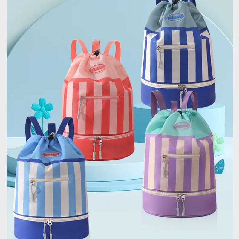 Children Swimming Bag Waterproof Dry Wet Separation Swimming Bags Training Sports Bag Kid Cartoon Backpack Boys Girls Beach Bag