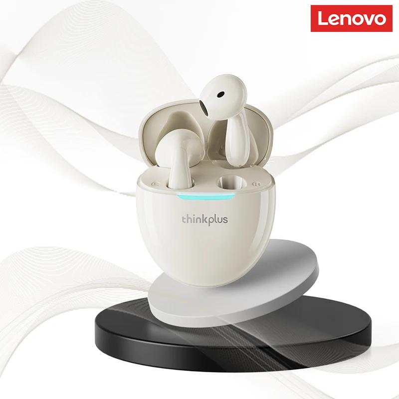 

Lenovo Earphones Wireless Bluetooth Business Headset Noise Reduction Sport Earbuds Low Latency Gaming Headphones Long Endurance LP48 бежевый