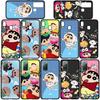 Kryt pro iPhone 17 16 15 Xiaomi Poco Redmi Note 14 13 12 11 Pro Max 9 16e Samsung Galaxy S25 S24 S23 OPPO Huawei Crayon Shin Chan Shinchan Pouzdro na telefon