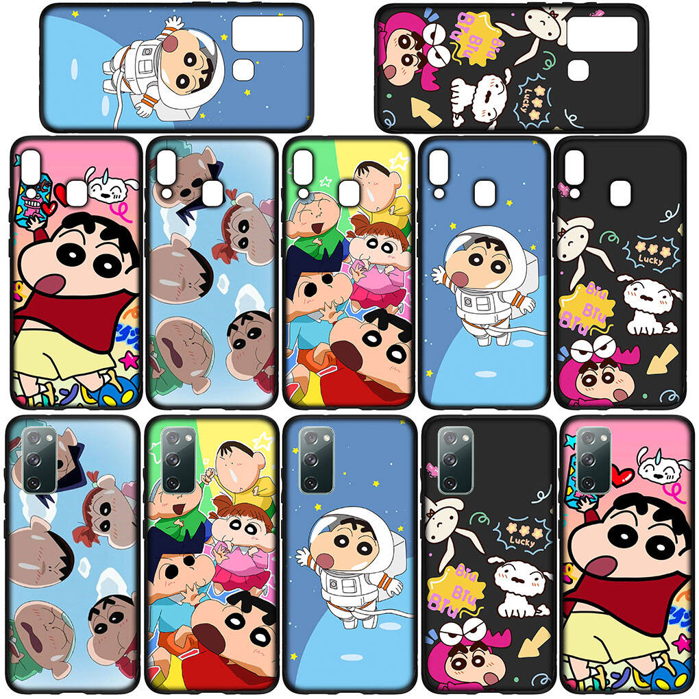 Cover for iPhone 17 16 15 Xiaomi Poco Redmi Note 14 13 12 11 Pro Max 9 16e Samsung Galaxy S25 S24 S23 OPPO Huawei Crayon Shin Chan Shinchan Phone Case
