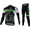 Cross-border hot-selling spring, autumn and summer long-sleeved cycling suit, breathable and quick-drying bicycle suit, drawing design