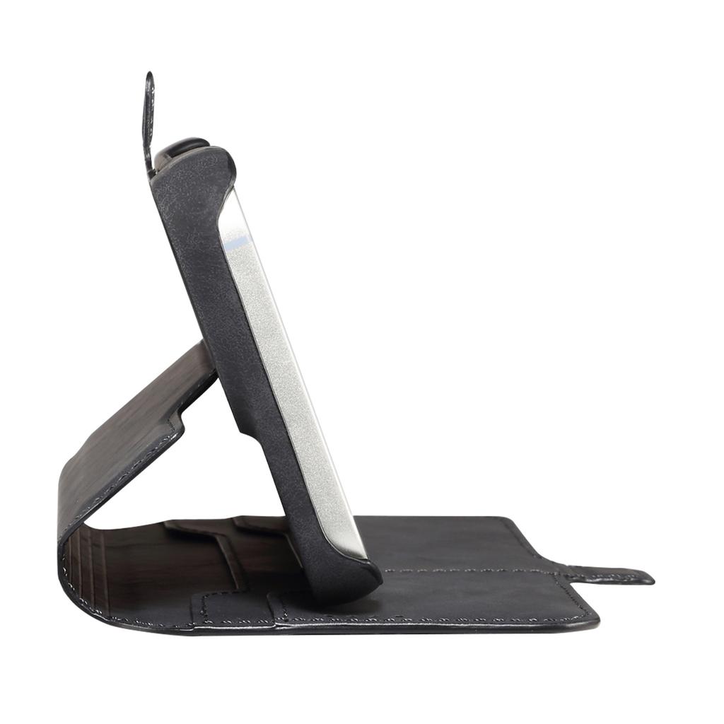 DENIOR B07 For iPhone 16 Pro Max Case Leather+PC Magnetic Detachable Wallet Phone Cover