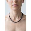 Collier - PEARLS &amp; COLORS - Perle de Culture d'Eau Douce Semi-Ronde - Perle 4-5 mm - Perle Noire - Argent 925