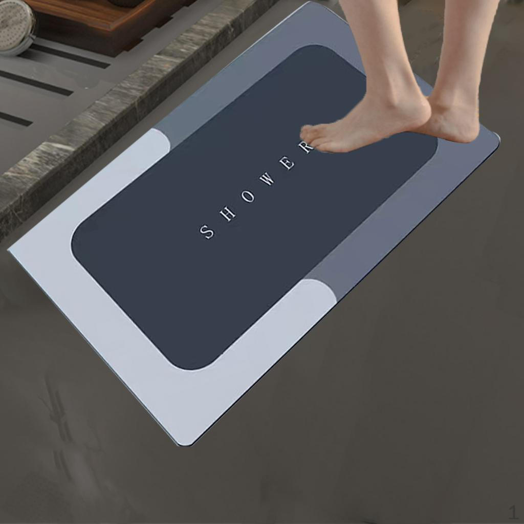 

Коврик Машинная стирка Пол Нескользящий Прочный для домашней ванной комнаты Rectangle A