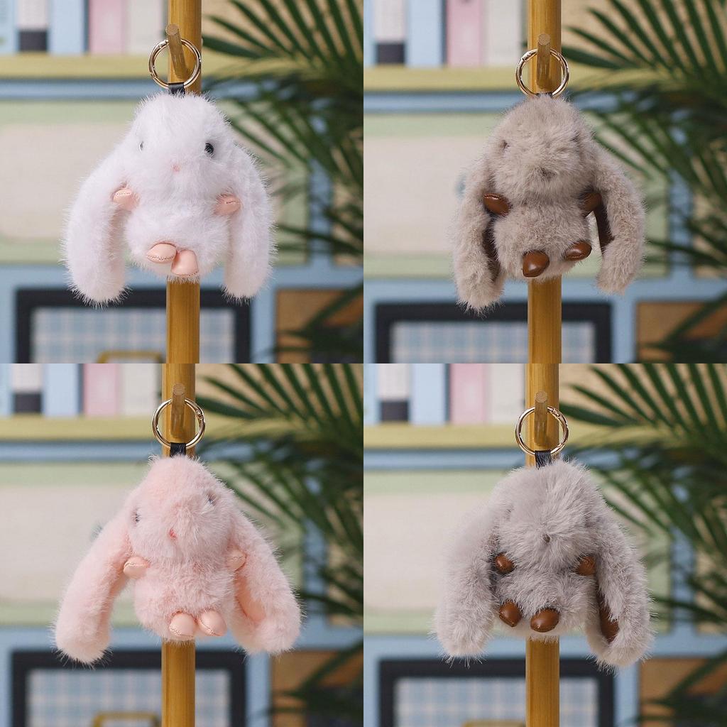 Plush Bunny Keychain With Pp Cotton Filling For Kids And Adults