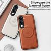 Wireless Charging Magnetic Case for Vivo Y04 Y29 4G Y39 Y29S 5G Protective Cover PU Leather Hard Back Shell Coque