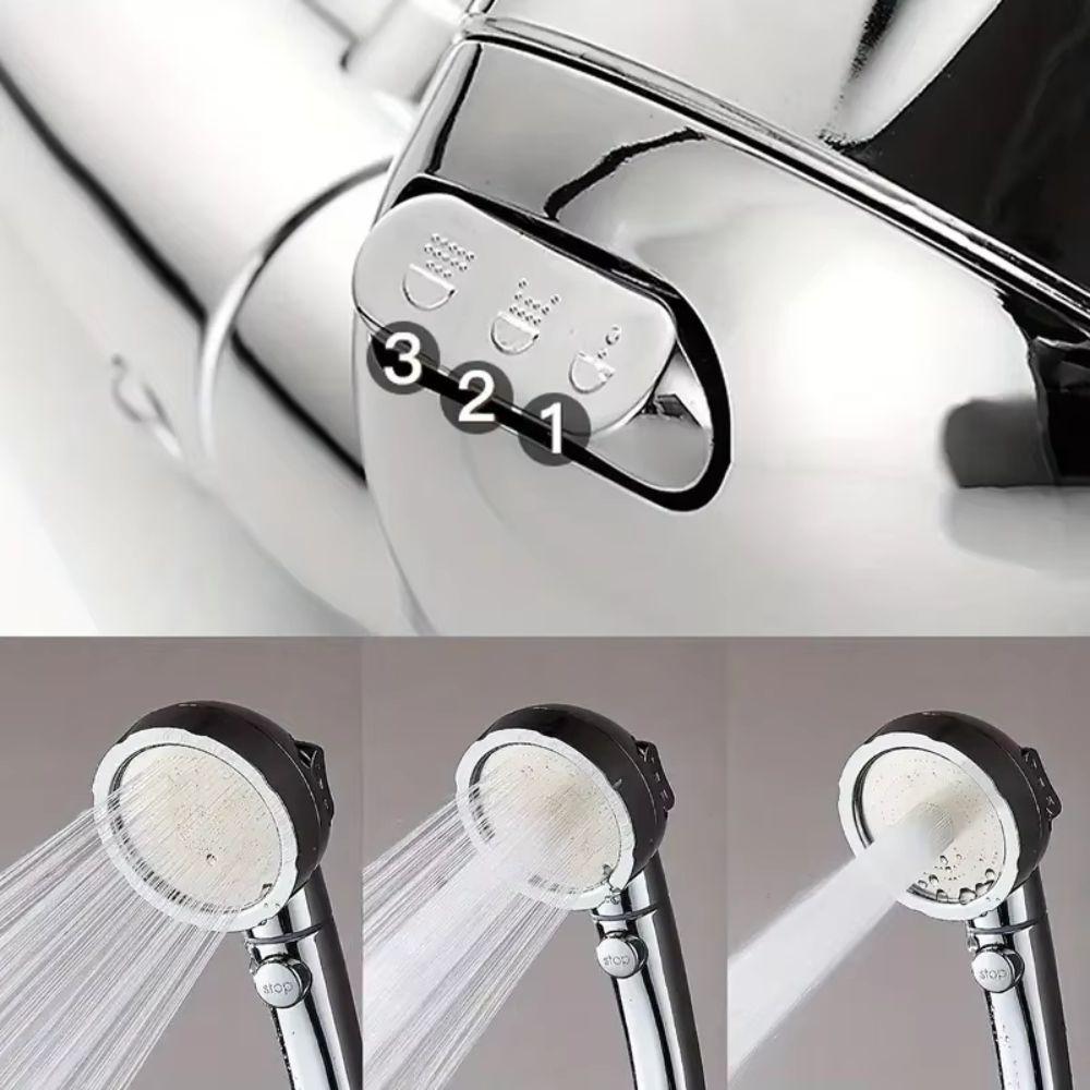Adjustable Shower Sprayer Set Water-Saving Shower Replacement Head Handheld Shower Head  Bathroom