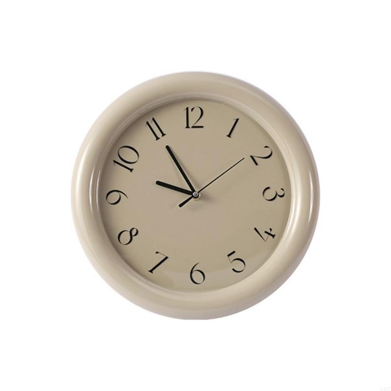 

Round Fashion Silents Clock for Wall, Modern Wall Clocks for Bedroom or Study X3UC