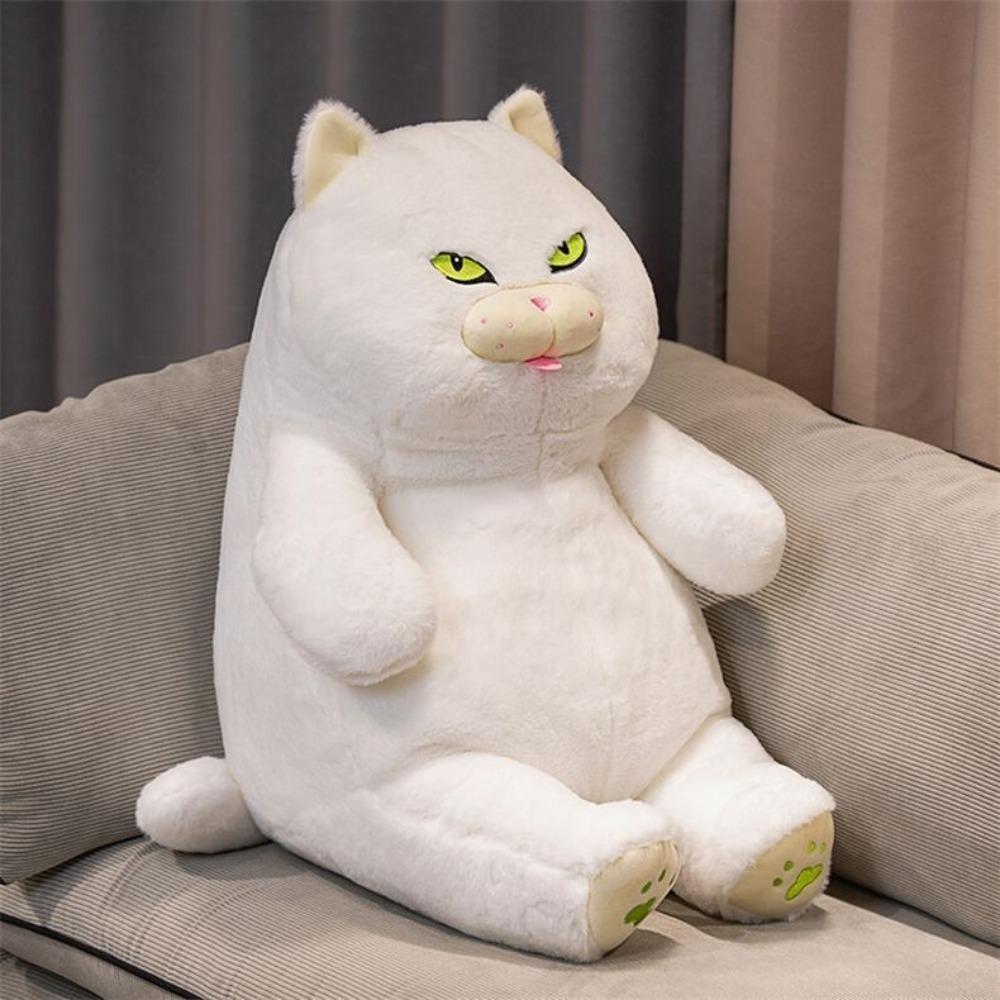 Soft Cat Plush Doll Fluffy Cat Stuffed Toy British Shorthair Cat Plush  Children's Toys