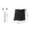 50 Stück 5/6/7 cm Damen Haar Wellig U-förmige Bobby Pins Haarnadeln Salon Griffklammern Brauthaarnadeln Metall Haaraccessoires Dutt