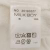 MILKBOY Print Long Sleeve Sweatshirts White System Pullover Sweatshirt Men's Used