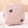 Cotton Feminine Hygiene Pad Storage Bag Large Capacity Breathable Womens Travel Organizer For Daily Use