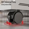 Movable Desktop Computer Stand with Wheels