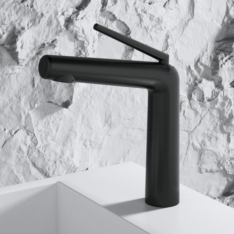 Bathroom Basin Faucet Hot and Cold Crane Brass Sink Mixer Single Lever Sink Faucet Water Faucet Crane Brush Gold