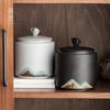 Yuanshan Tea Jar Large Sealed Ceramic Storage Jar Pu'er Storage Tank Stoneware Tea Warehouse Tea Storage