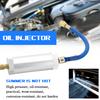 R12 R134A R22 Air Conditioning Car Oil Injection Dye Injection Tool 2 Ounce 1 4  Pure Liquid Oil Coolant Filler Tube
