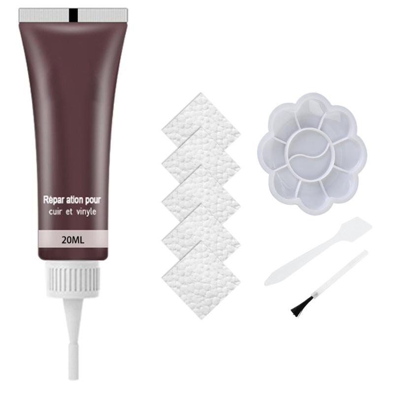 Leather Repair Set with Accessories for Car Seat Repair Kit Advanced Leather Repair Gel Professional Cream Gel