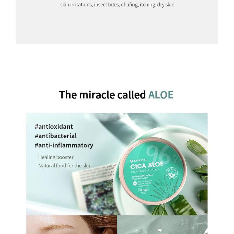 Mizon Cica Aloe 96% Soothing Gel Cream
