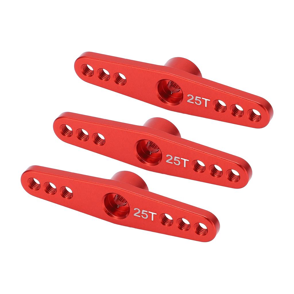 3Pcs 25T Aluminum Alloy RC S vo Arm Horn   Type for 1Celsius10 Remote Control Car Upgrade Part