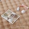 Cream-colored Thick Plush Round Rug Sofa Round Cushion Floor Mat Living Room Coffee Table Plush Carpet Bubble Plush