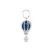 Pandora Blue Hot Air Balloon Journey Charm Women Charm Silver 798064NMB