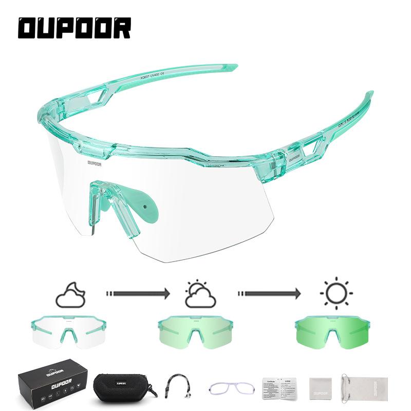 

Cross Border Cycling Goggles Mountain Bike Day Night Color Changing Riding Marathon Sports Running Windproof