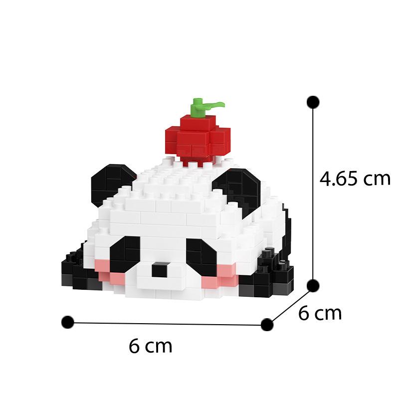 Micro-particle Assembled Building Blocks Leisure Educational Toys 9924-9935 Forest Small Animal Series 12-piece Gift Box