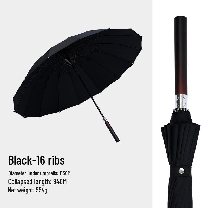 Hanyou Large Long-Handle Sun & Rain Umbrella