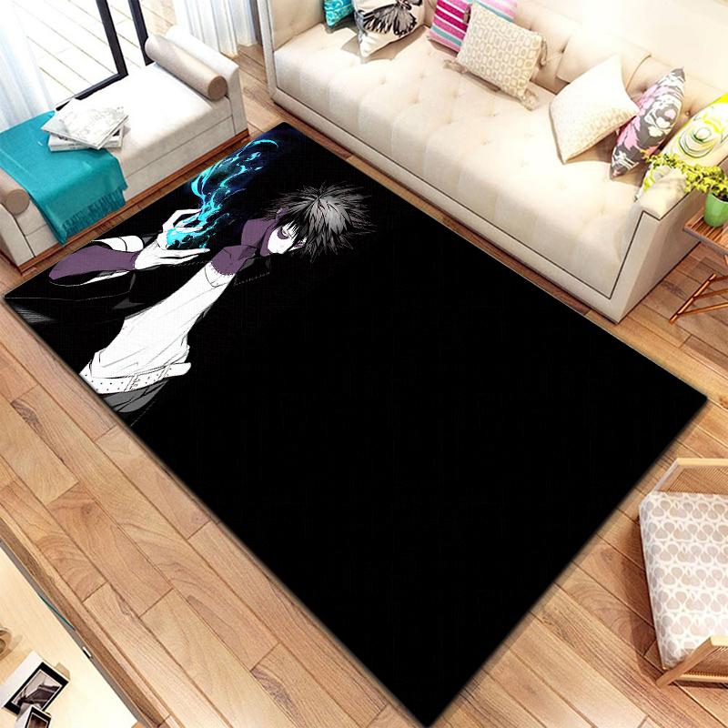 Anime carpet My hero science printed area carpet Living room Bedroom floor mat Kitchen Non slip Matte Mat Children's Bedroom Mat