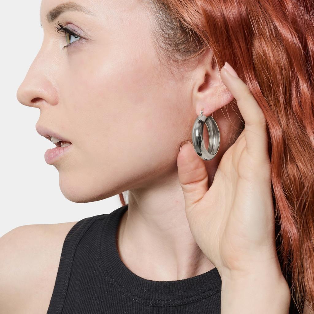 Simple And Fashionable Old Money Style Round Earrings, Ear Buckles, Advanced Metal Versatile Earrings, Niche Trendy Temperament Versatile Earrings