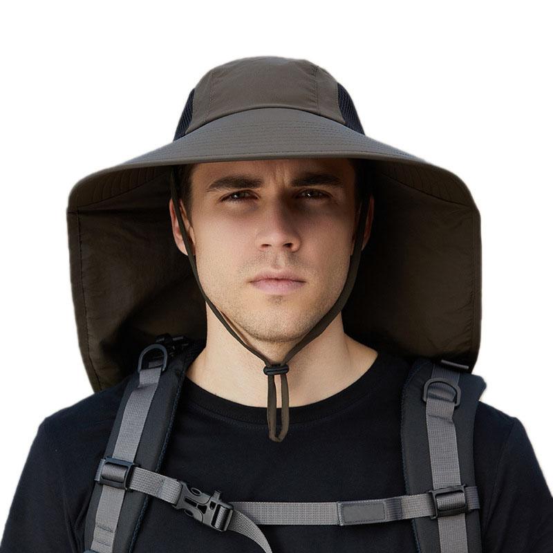 Chapeau De Soleil Pliable Pour Adulte - Bob à Large Bord 7cm, Taille Unique 56-58cm, Idéal Pour Pêche Et Plein Air