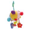 Baby Sensory Toy Grab Ball Rattle Geometric Pattern Cloth Ball Cartoon Hanging Toy for Baby Bed and 