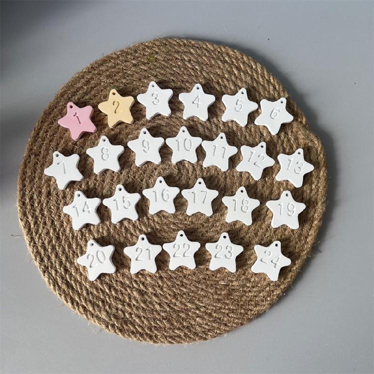 Silicone Star Mold Creating Christmas Decorations Numbered Labels And Resin Art Supplies