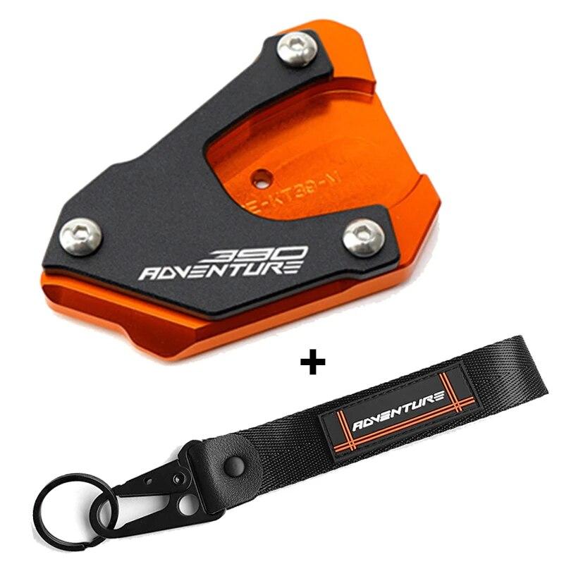 Pro KTM 390 adventure 250 390 ADV -2022 2023 Příslušenství pro motocykly Stojan Boční stojan Prodlužovací podložka Klíčenka 390ADVENTURE