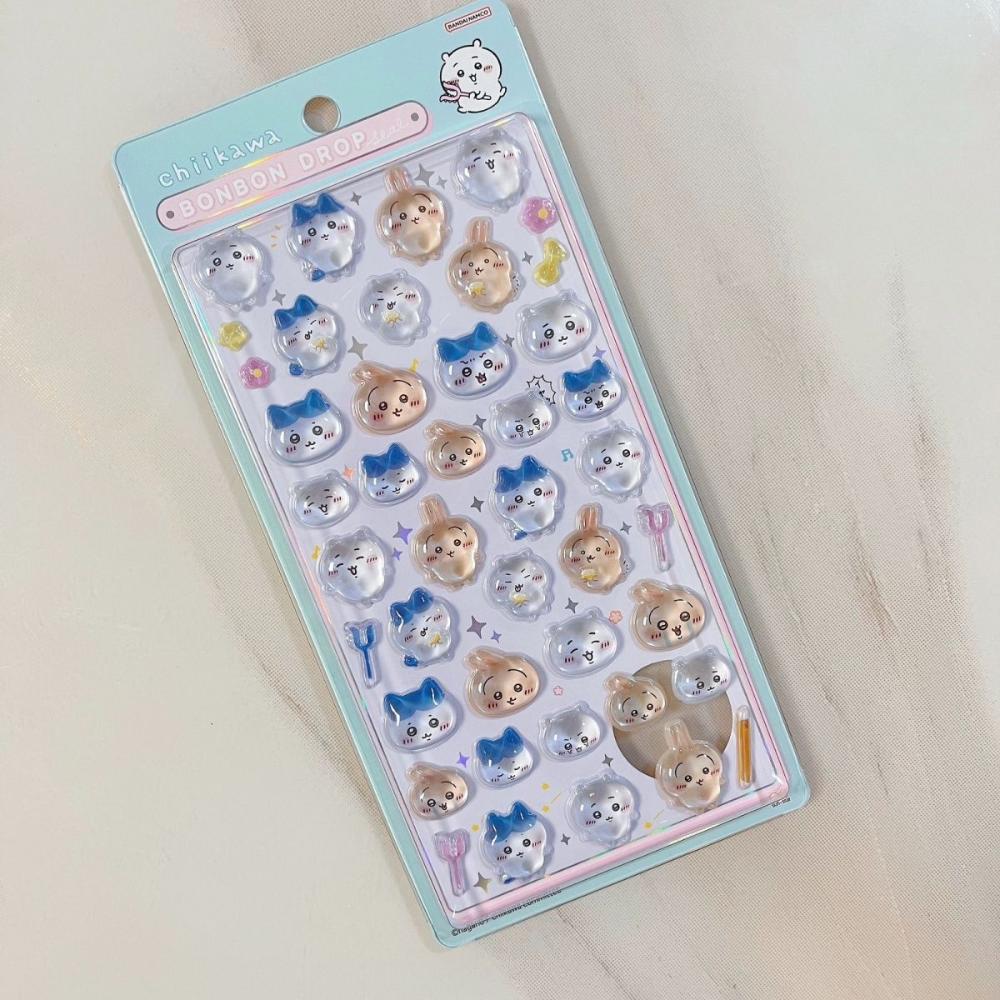 

3D Crystal Sticker Chikawa Usagi Phone Case Decoration Nail DIY Decorative Stickers for Girl Notebook Laptop Toys Waterproof
