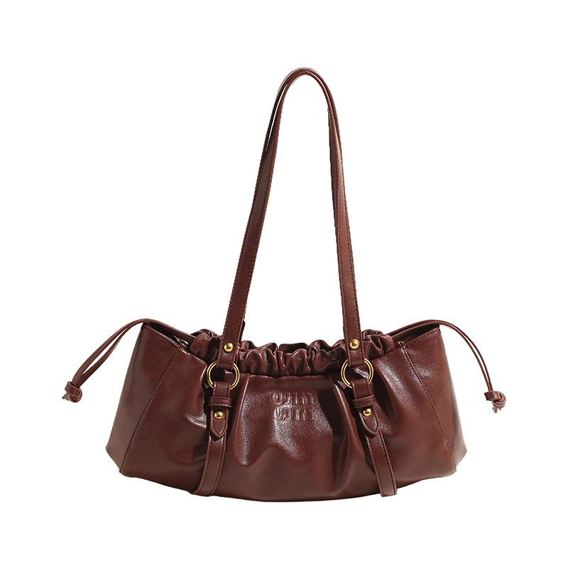 

Bag Women s New Casual Versatile Shoulder Bag Commuter Handheld Underarm Bag кавовий