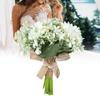 Artificial Bridal Bouquet Wedding Bride Holding Flower Decoration for Wedding Ceremony Anniversary P