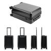 Tabitra Suitcase, Carry-on, Zipper Frame, Double Casters, TSA Lock, Travel, Business Trip, Ultra Lightweight, 8 Wheels, Black, XS