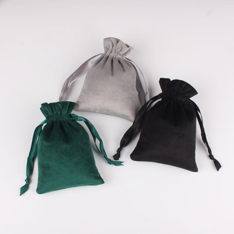 Premium Velvet Jewelry Pouches Set Soft Drawstring Bags for Necklaces, Rings&Earrings Storage, Multi-Color Gift Pouch Collection