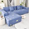 Milk Silk Elastic Sofa Cover All Inclusive Universal Set  Suitable for All Seasons Cartoon Empress Sofa Cover  Lazy Person To Prevent Cat Scratches