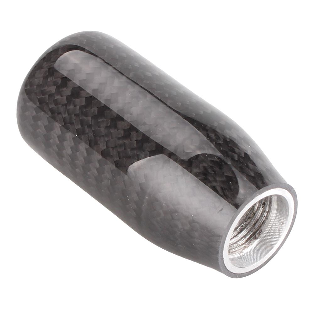 RASTP-New Carbon Fiber Gear Head 5-speed 6-speed Shift Handle Wave Stick Head Gear Head Car Modification Accessories