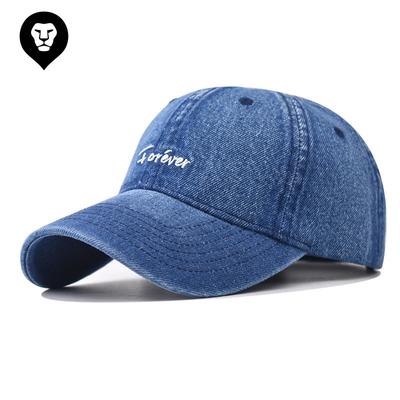 Gewaschene und alte, für immer bestickte Baseballkappe für Männer und Frauen, Frühling, Sommer und Herbst, einfache und vielseitige Schirmmütze