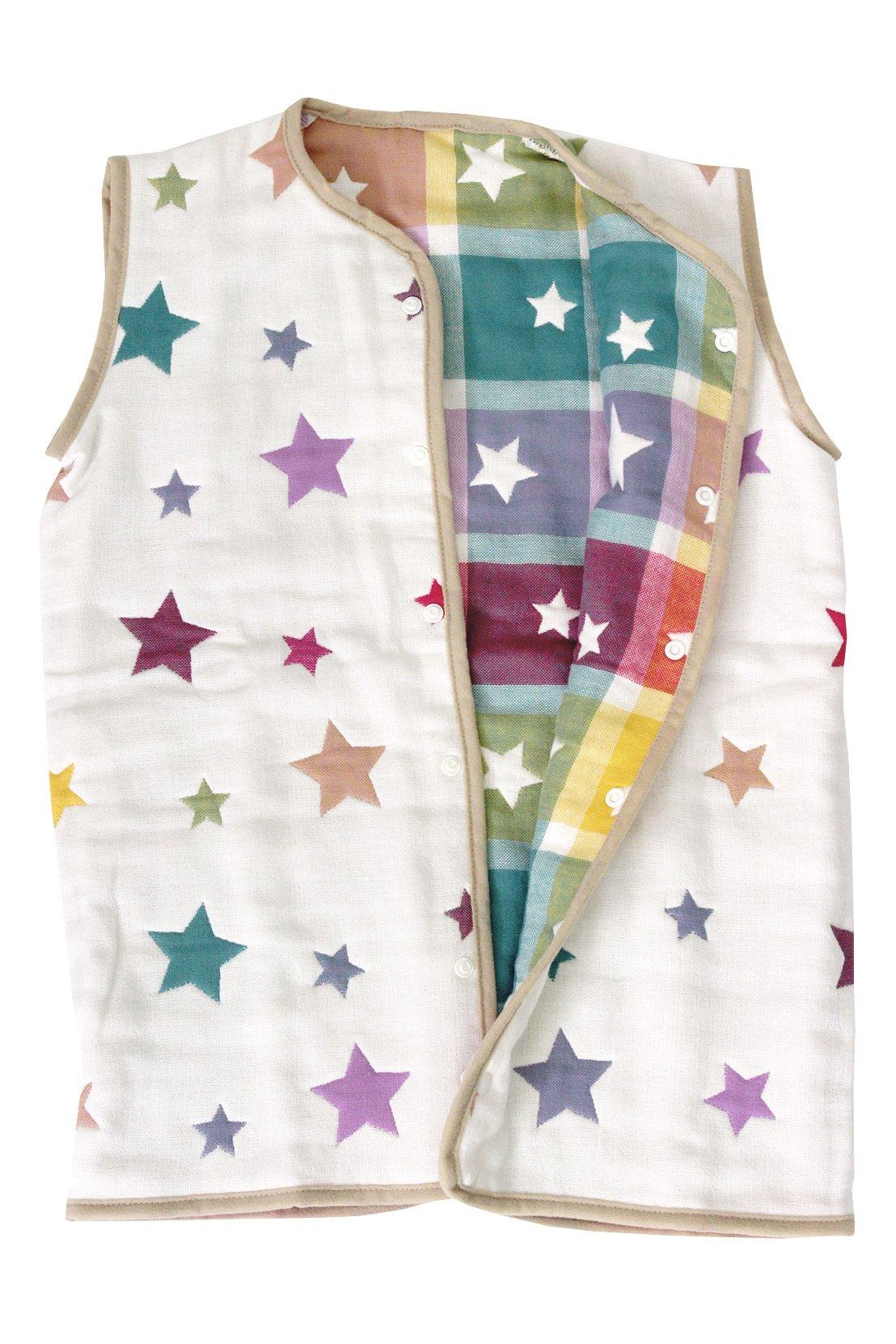 

hiorie Made in Japan Gauze Baby Star Baby For Newborns to 2 Years Old (Hiorie) 6-Layer 2-Way Sleeper, Design, Gift,